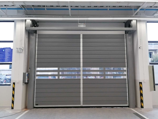 TM-D04 hợp kim tốc độ cao Rolling lên Fast Roller Shutter Spiral Security Warehouse Door