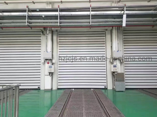 40mm Độ dày nhanh chóng cuộn lên vòng xoắn ốc cửa nhà để -35 đến 65 độ C