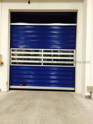 Đường cửa tuyến tính Panel nhôm hợp kim nhanh cuộn lên và màn trập đường xoắn ốc an ninh cửa garage