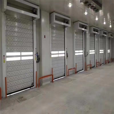 300.000kg tổng trọng lượng nhôm hợp kim nhanh cuộn lên cửa an ninh xoắn ốc cho kho