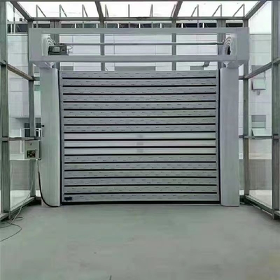 300.000kg tổng trọng lượng nhôm hợp kim nhanh cuộn lên cửa an ninh xoắn ốc cho kho