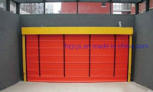Kết thúc hợp kim nhôm nhanh cuộn lên hành động màn tròn xoắn ốc an ninh cửa garage