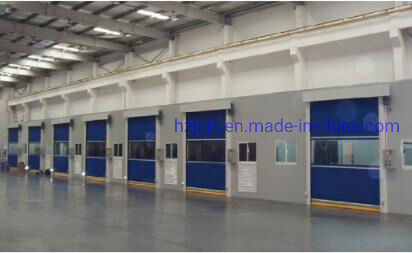 Cửa cuốn tự động chống cháy tùy chỉnh IP55, cửa kho an ninh tốc độ cao