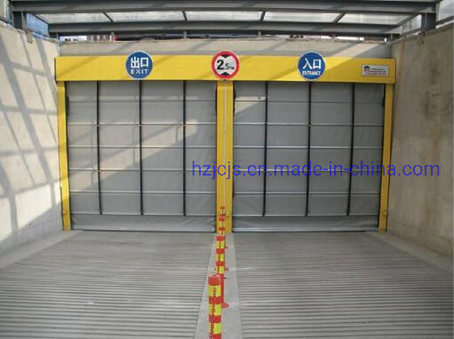 Cửa cao tốc chống cháy hợp kim nhôm với bảo vệ IP55 và mô hình tùy chỉnh cho sử dụng công nghiệp